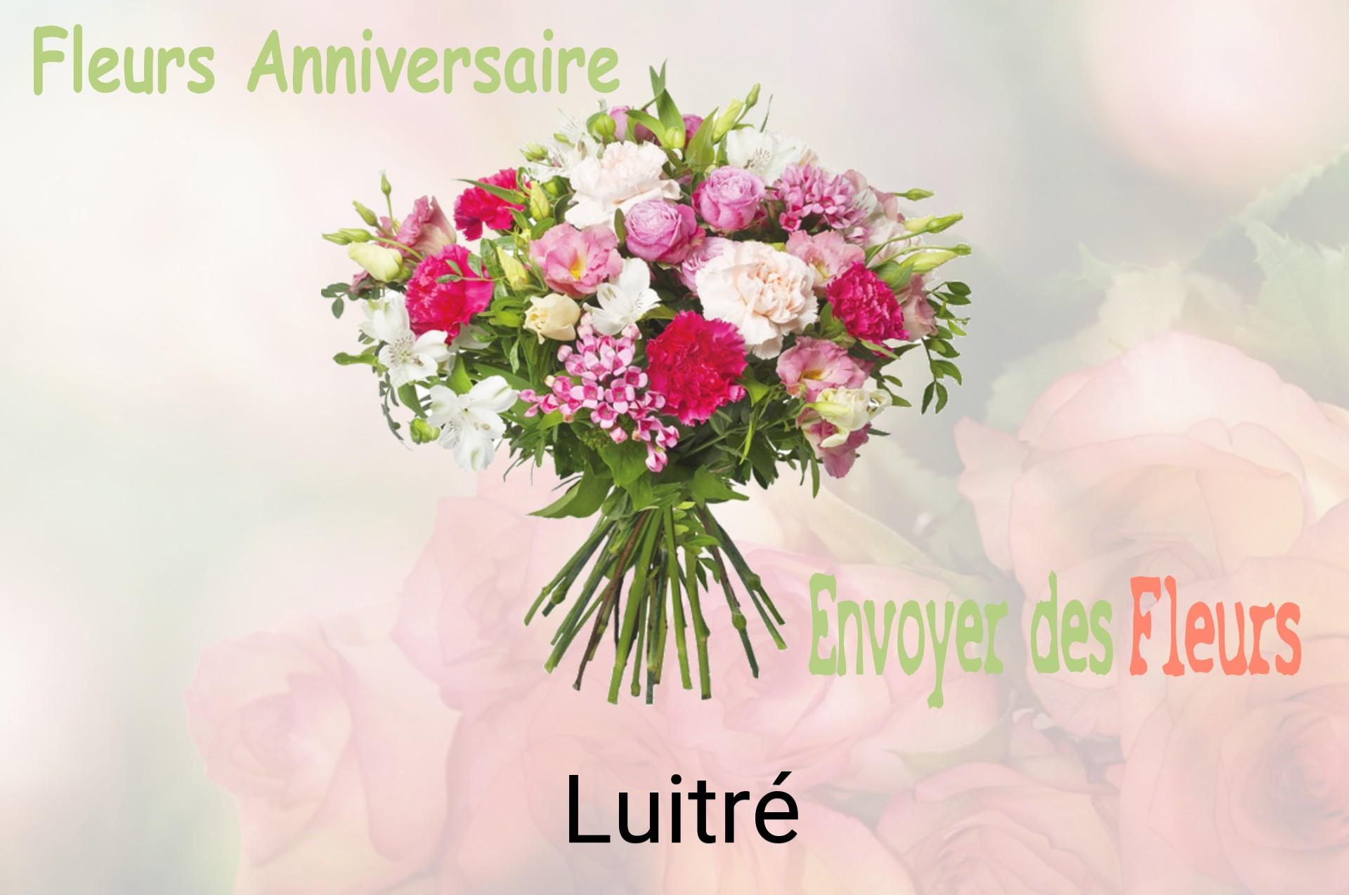 Bouquet de fleurs d’anniversaire livré à Luitré